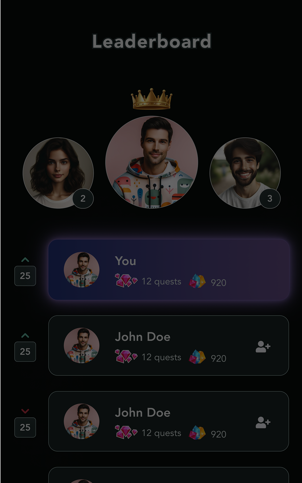 leaderboard screen 1